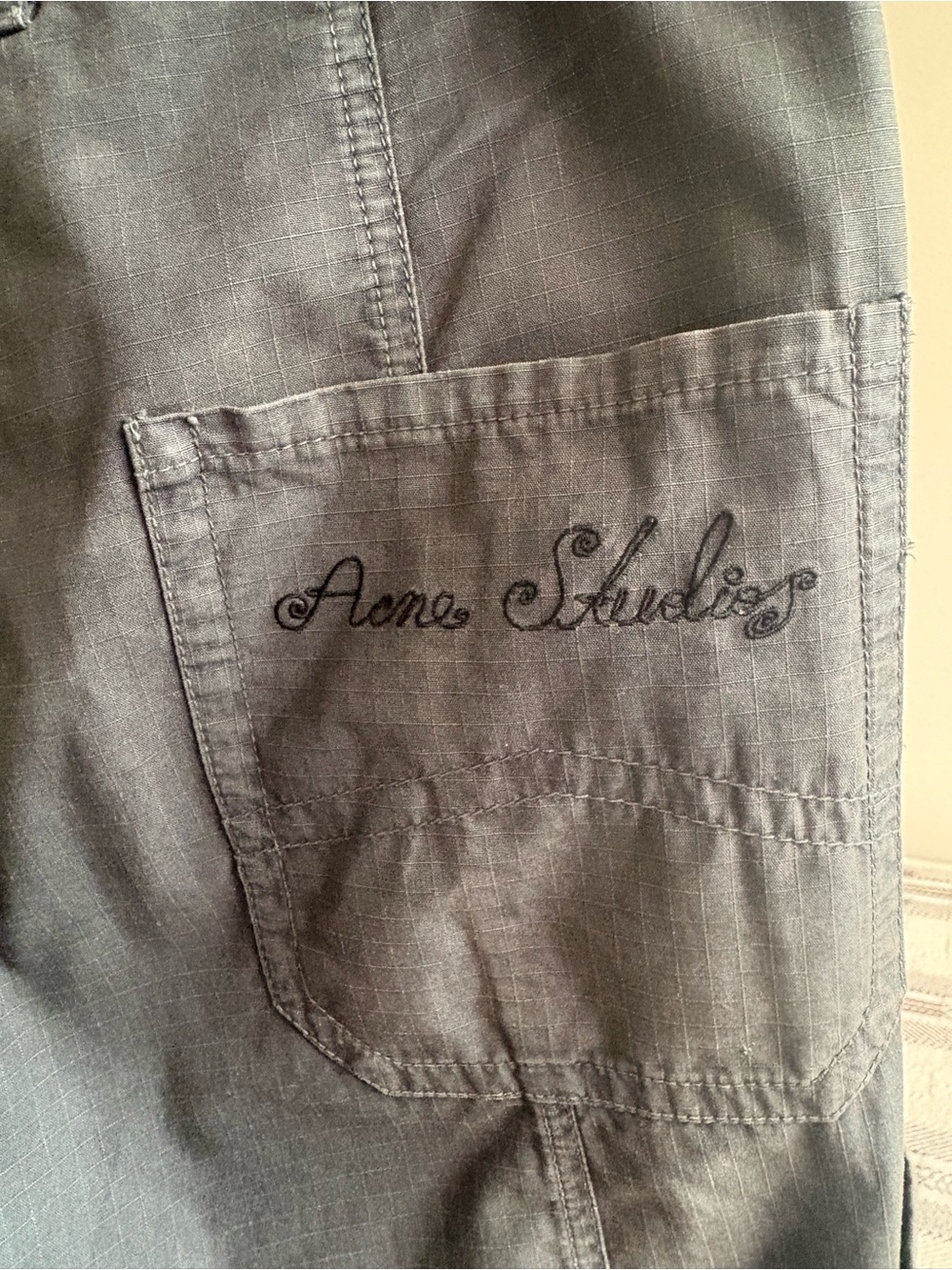 Acne Studios Zip Detail Cargo Pants - Picture 12 of 14